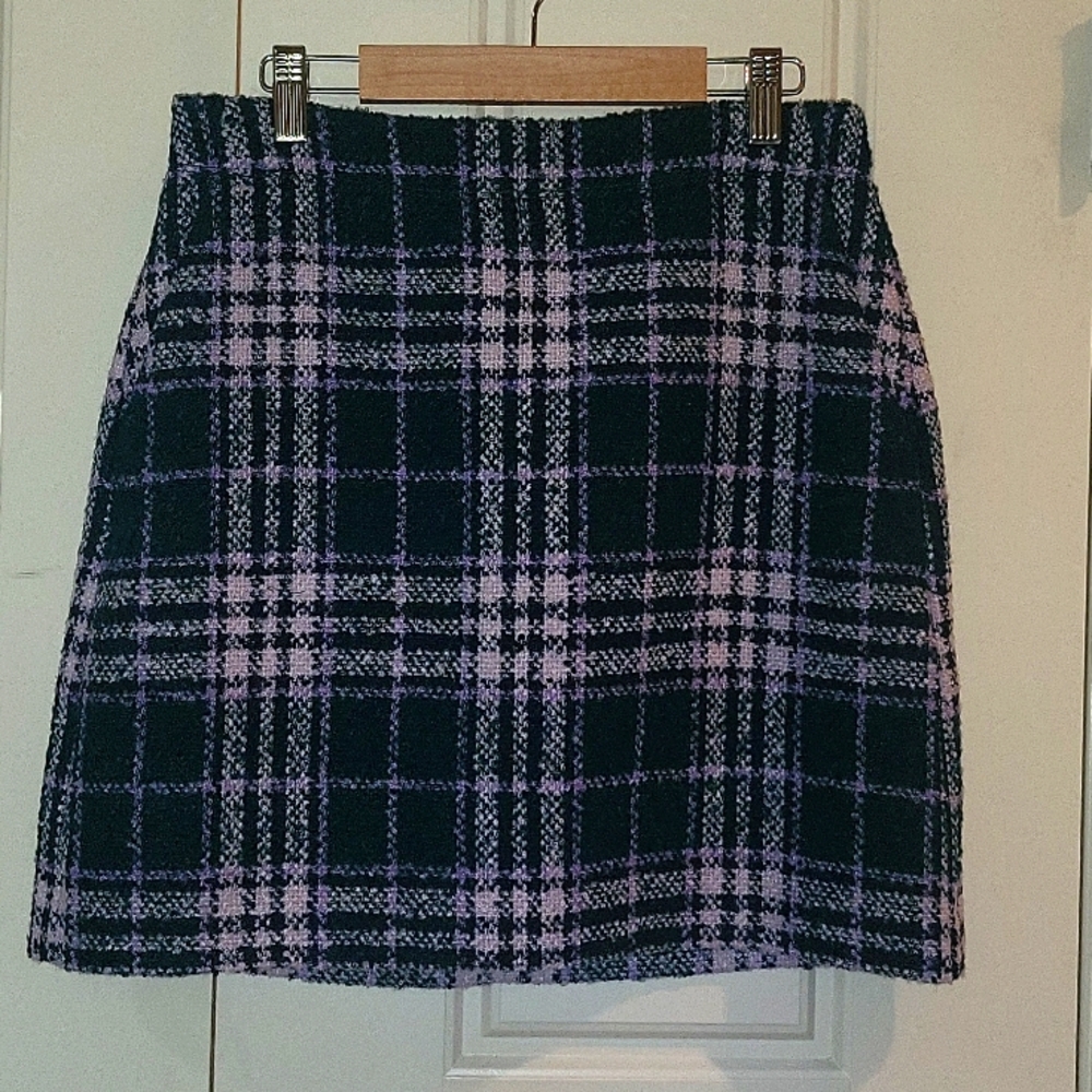Loft Plaid Skirt